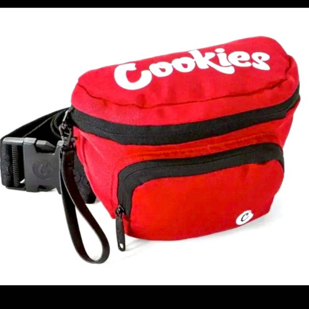 Cookies "Smell Proof" Environmental Nylon Fanny Pack Authentic Cookies Bag.